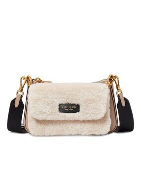 Kate spade New York Double Up Faux Shearling Crossbody Bag